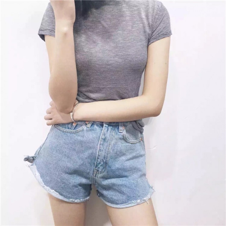 TE7592SSCL Comoda t-shirt joker a righe classiche-2