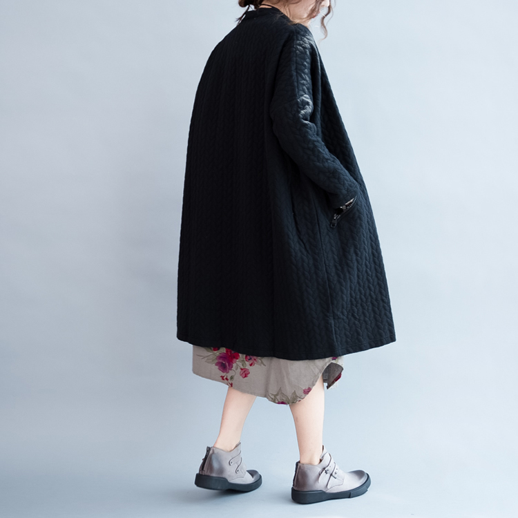 TE7610HSJP Cardigan lungo moda casual di grandi dimensioni-4