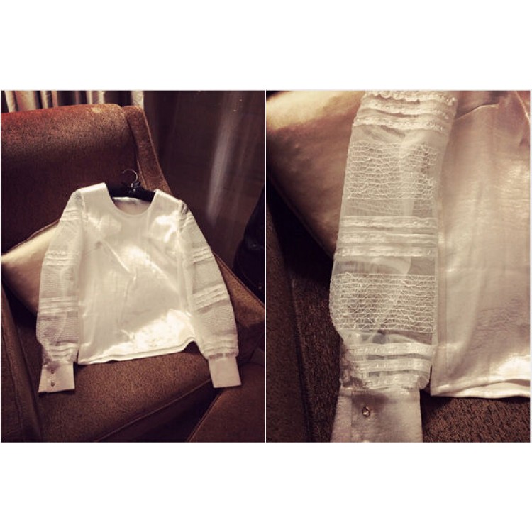 TE8014 Top temperamento in raso con giunture in pizzo-5