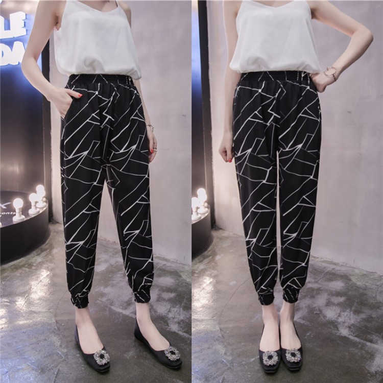 TE810SECH Nono calzoncini casual con stampa in stile nazionale-5