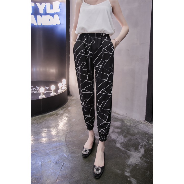 TE810SECH Nono calzoncini casual con stampa in stile nazionale-2