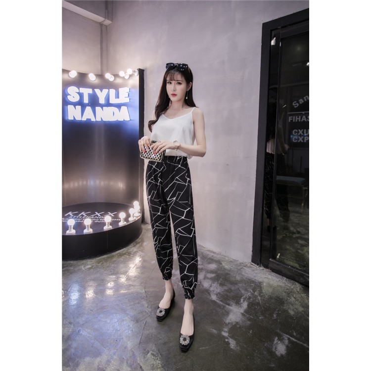 TE810SECH Nono calzoncini casual con stampa in stile nazionale-3