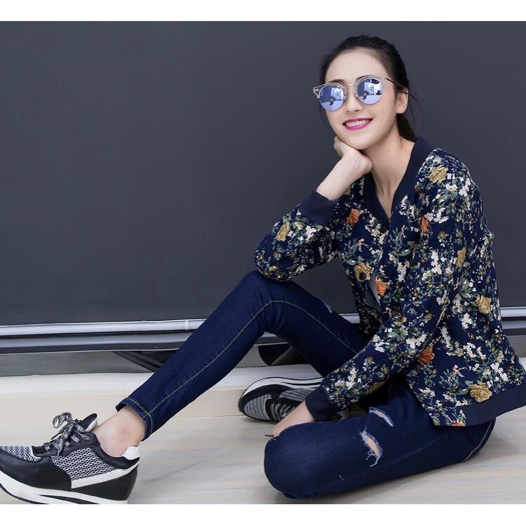 TE823LLJ Giacca da baseball slim con stampa in stile giapponese-4