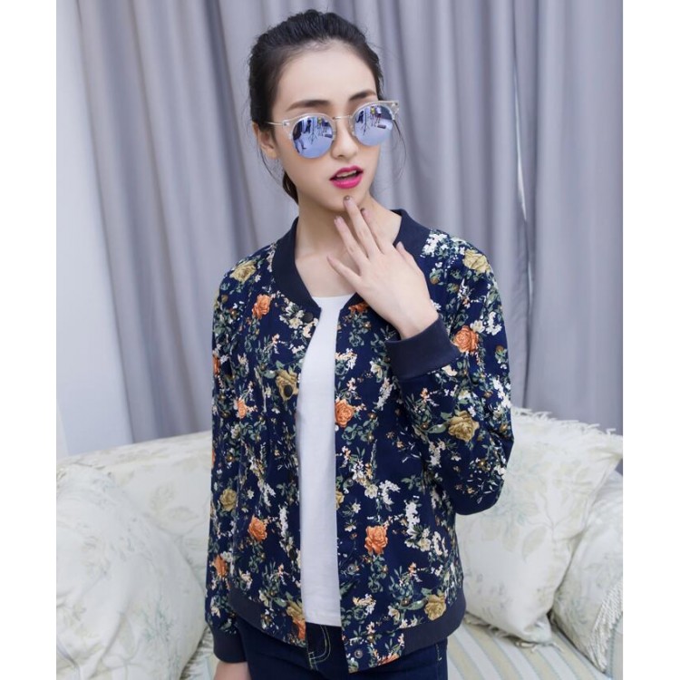 TE823LLJ Giacca da baseball slim con stampa in stile giapponese-6