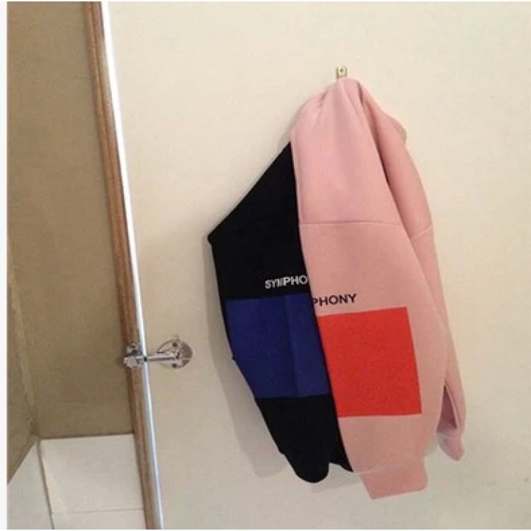 TE8586YYFS Felpa ampia con stampa lettere alla moda ulzzang stile Harajuku-1