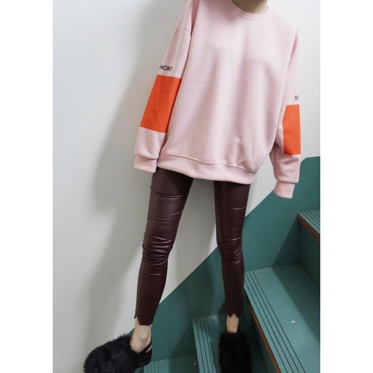 TE8586YYFS Felpa ampia con stampa lettere alla moda ulzzang stile Harajuku-6