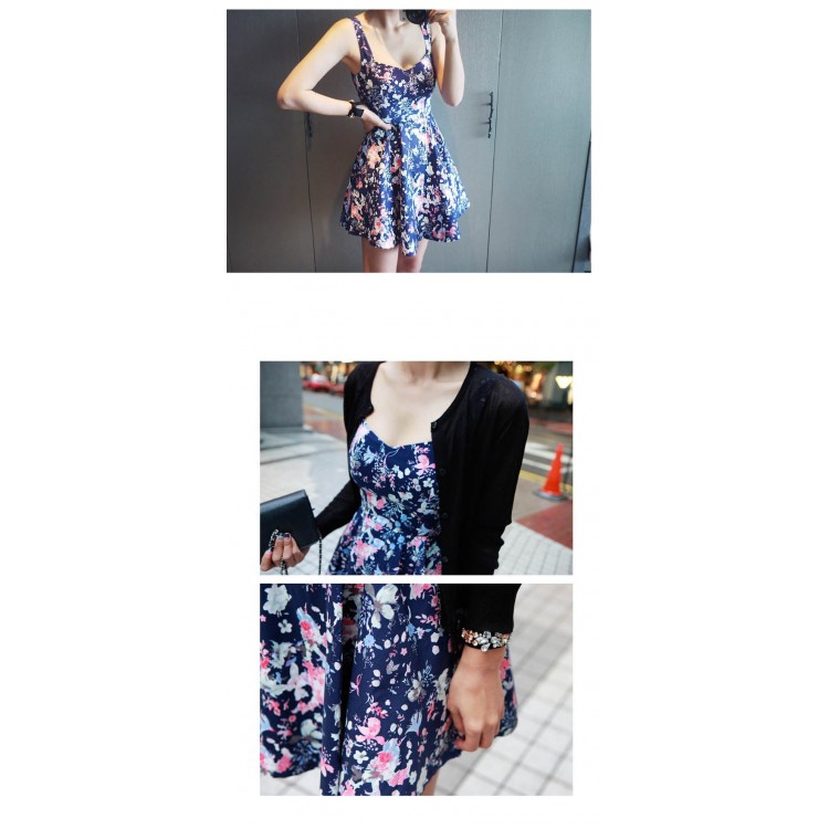 TE8607 Abito da spiaggia in stile impero tremante stile Boemia-6