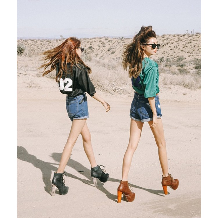 TE8631YYFS T-shirt ampia in rete scavata con lettere di dinosauro stile baseball-1