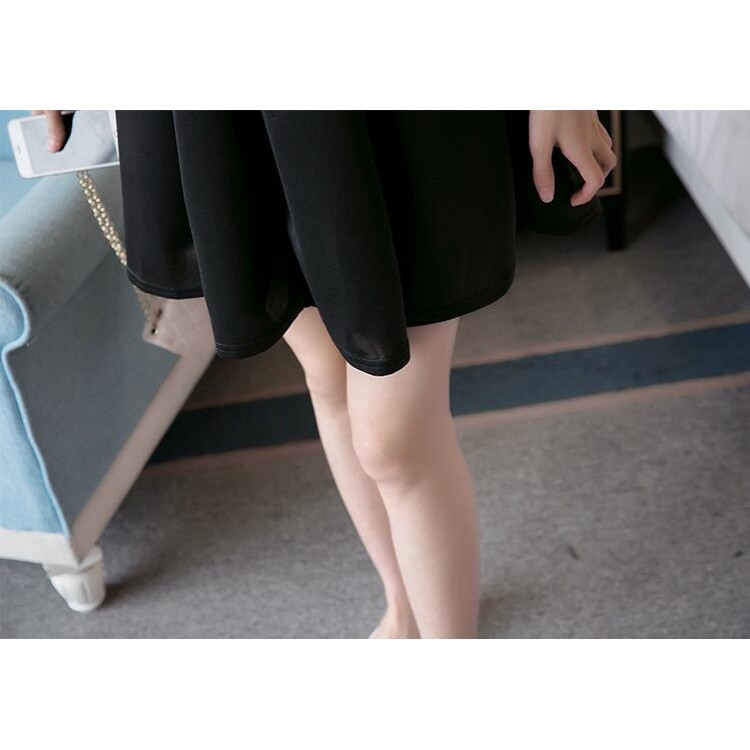 TE8710XBFS Abito finto in due pezzi con giunture in pizzo di nuovo stile-5