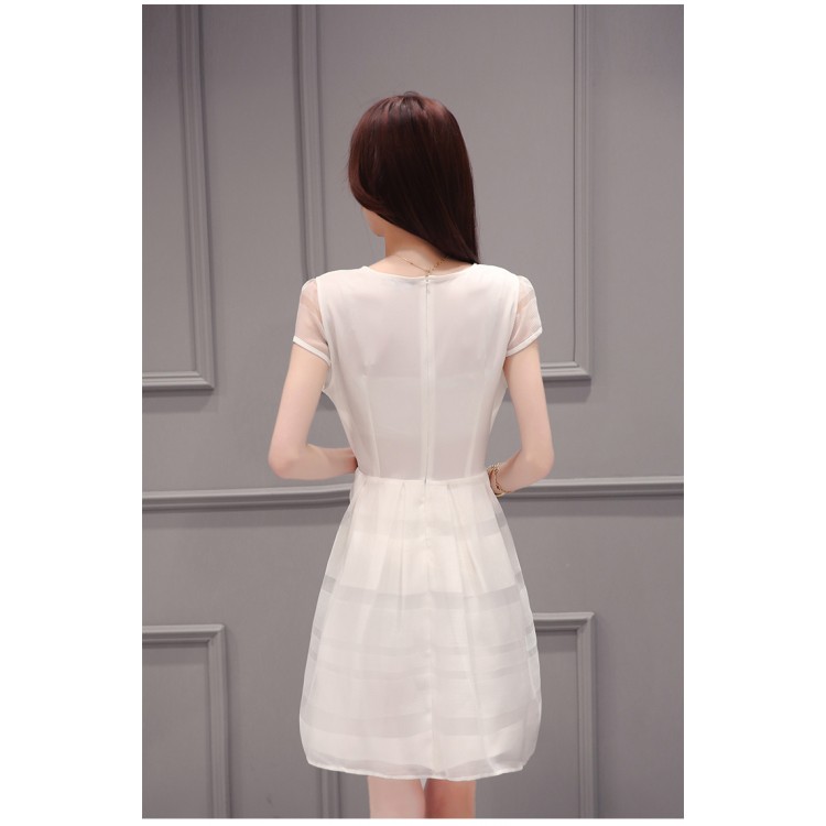 TE8828JDYJ Fresca giunzione granatina Abito dalla linea slim-4