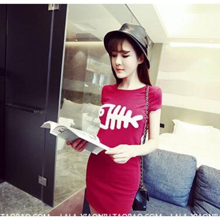 TE8943JYFS Abito in cotone con ricamo teschio di pesce-7