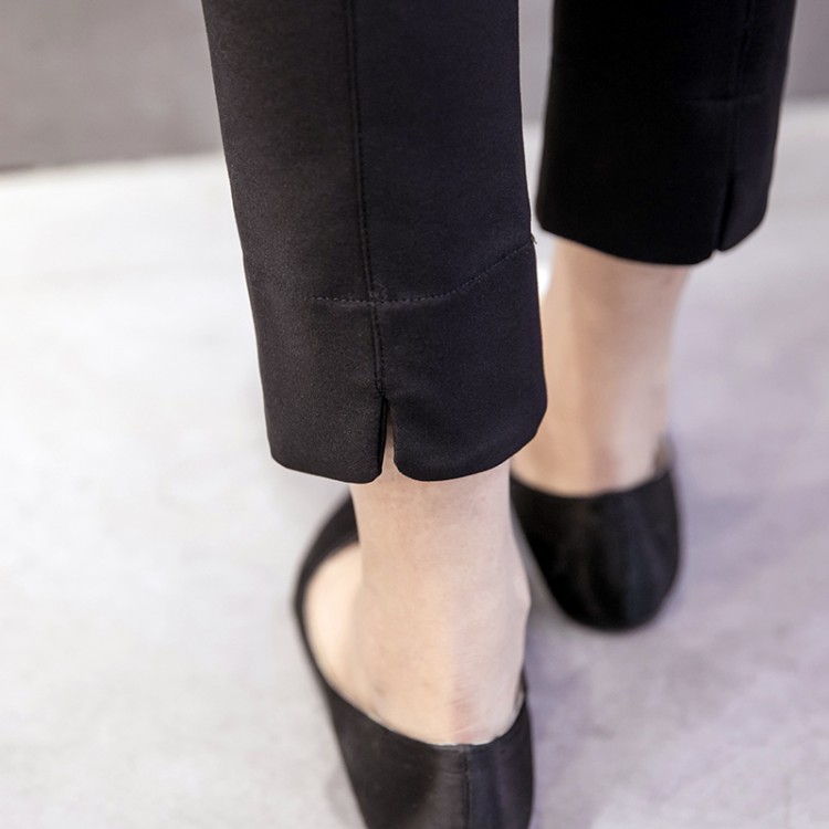 TE8980HYNS Nono pantalone slim casual con fondo a fessura di nuovo stile-3