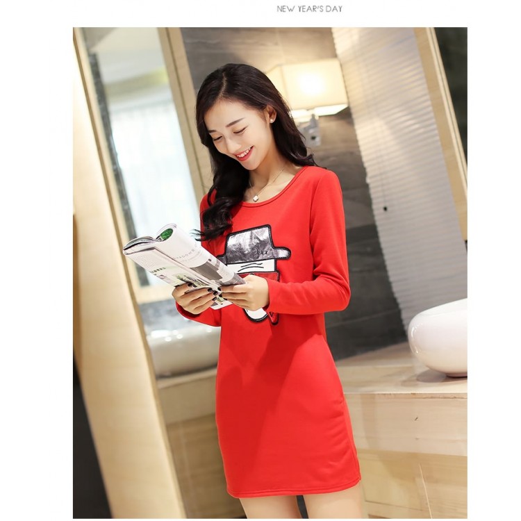 TE9114JDYJ Camicia casual autunnale con stampa digitale con fodera in lana-7