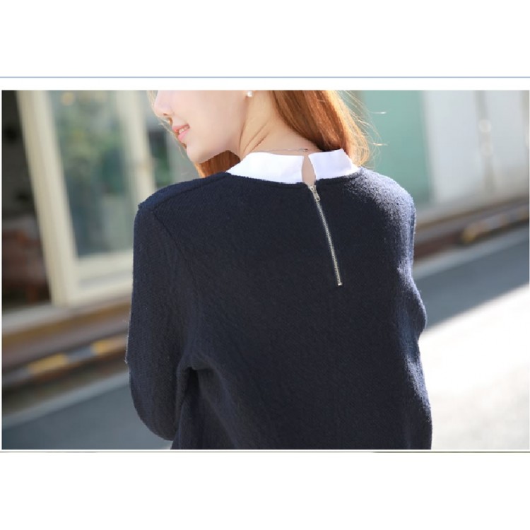 TE9732WJYS Top eleganti in due pezzi finti impiombati-2