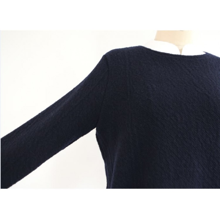 TE9732WJYS Top eleganti in due pezzi finti impiombati-5