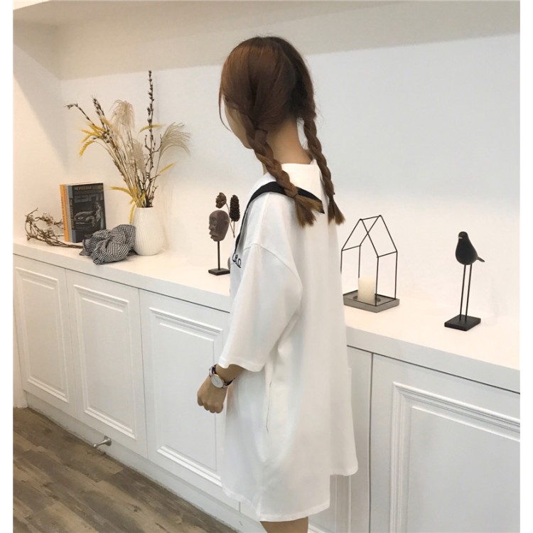 TE9760HTL Abito stile preppy con lettere ricamate sul rever-4