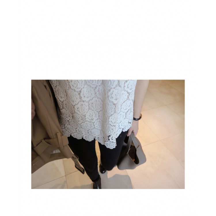 TE9774WJYS Camicia in pizzo ricamato con rose da debuttante in nuovo stile-4