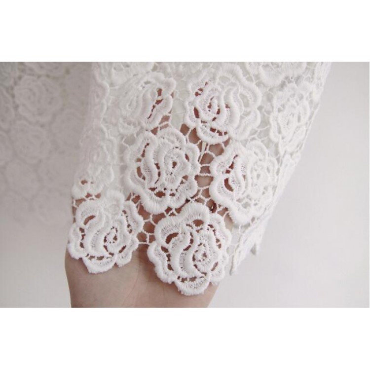 TE9774WJYS Camicia in pizzo ricamato con rose da debuttante in nuovo stile-7