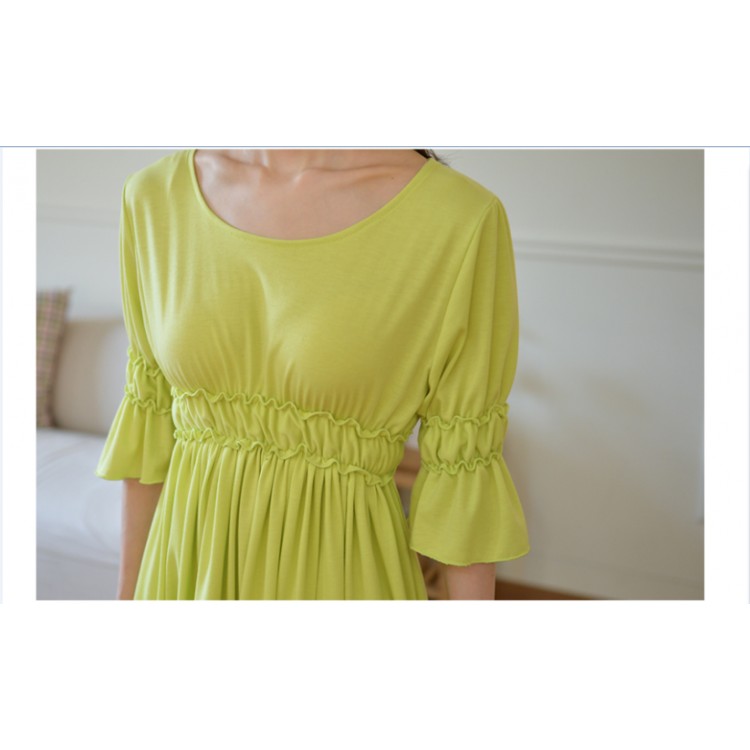 TE9797WJYS Abito comodo con temperamento stile coreano, vita sottile-2