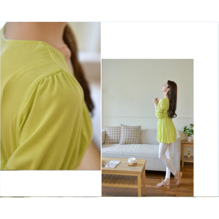 TE9797WJYS Abito comodo con temperamento stile coreano, vita sottile-5