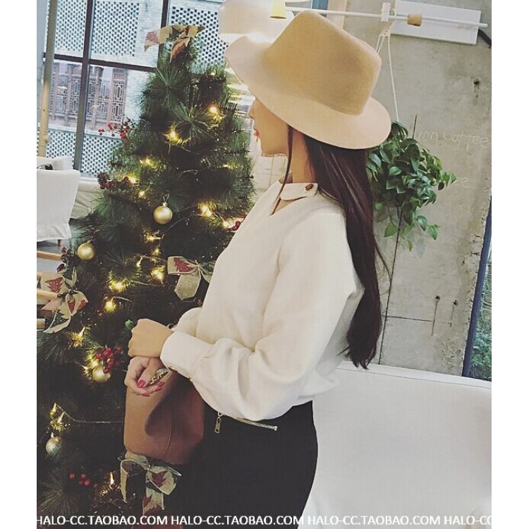 TE9865YBF Top con bottoni in metallo alla moda europea-1