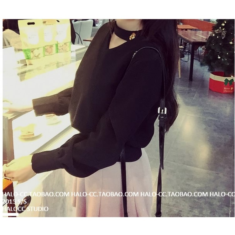 TE9865YBF Top con bottoni in metallo alla moda europea-7