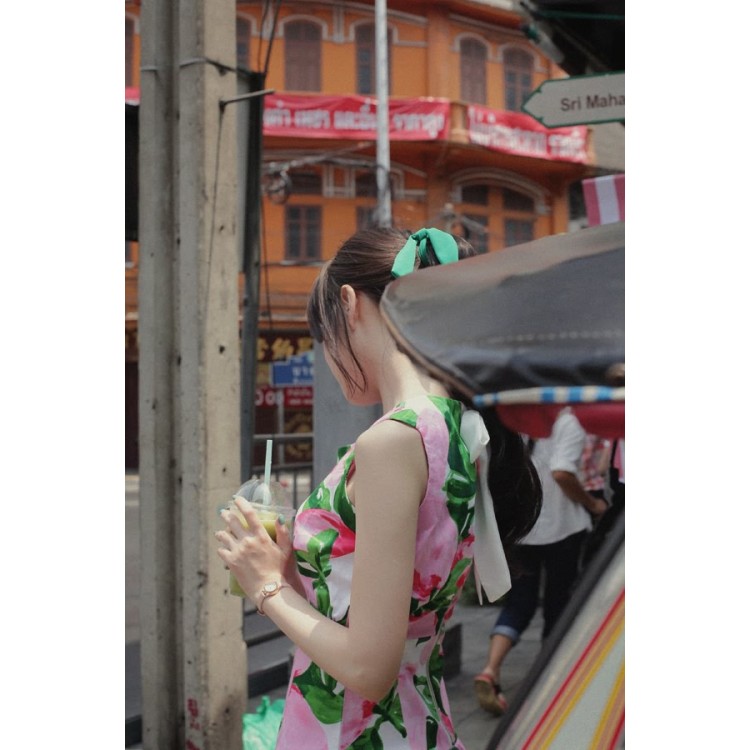 TE9906WJYS Abito dolce e fresco e brividi di frutta tropicale-1