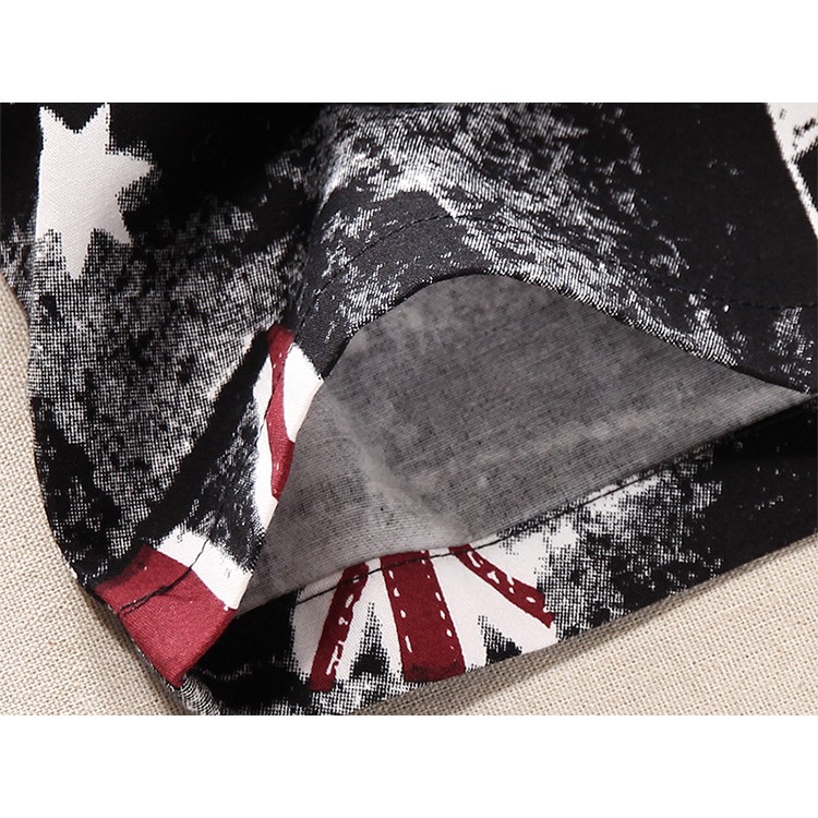 TEK516WLHY Pantaloncini da spiaggia da uomo mezzi lunghi con stampa Nostalgia Union Jack-8