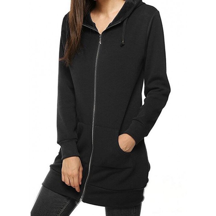 9839 cappotto lungo con tasca a manica lunga con cerniera e coulisse in vita-3