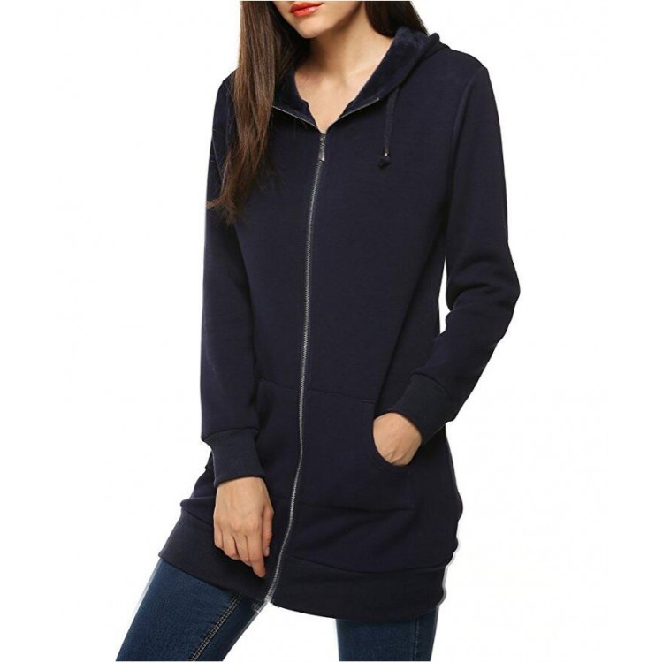 9839 cappotto lungo con tasca a manica lunga con cerniera e coulisse in vita-2